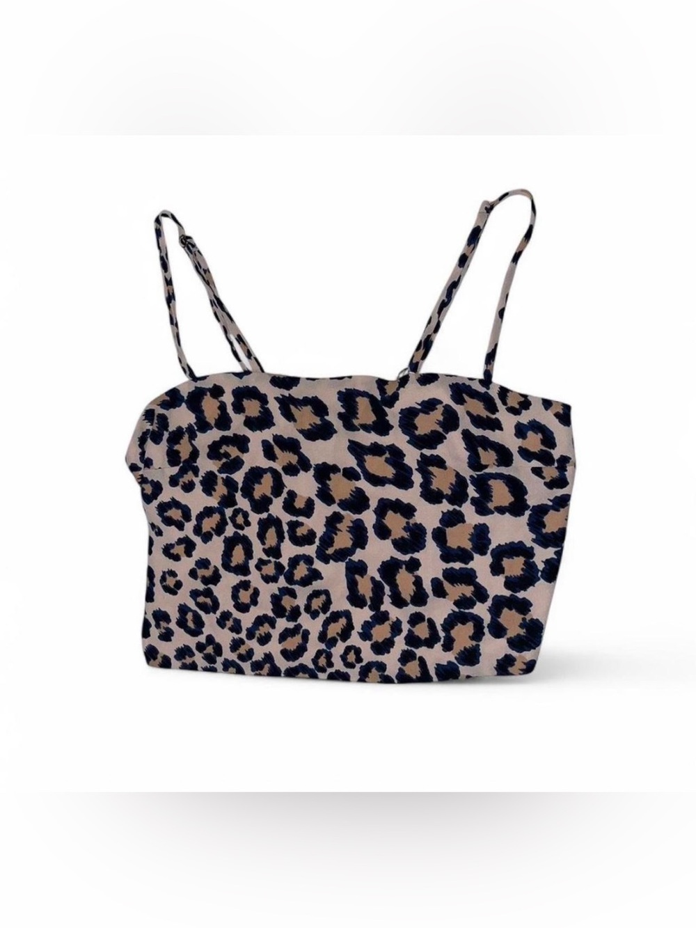 Victoria's Secret leopard print reversible crop top in size Medium. Brand new wi